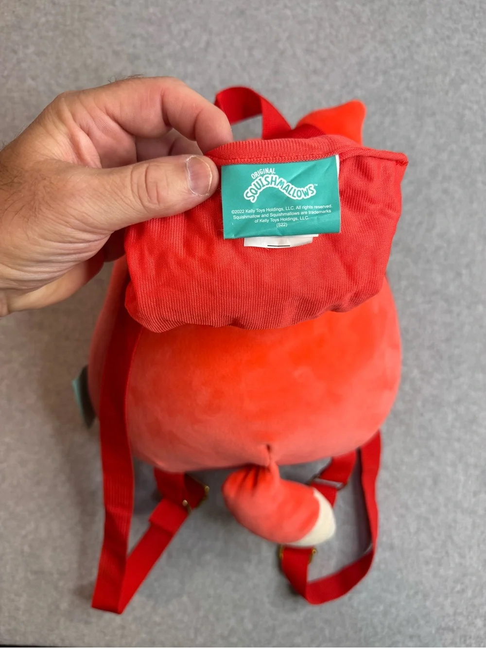 Squishmallows “Fifi” 14 inch Red Fox Plush Backpack